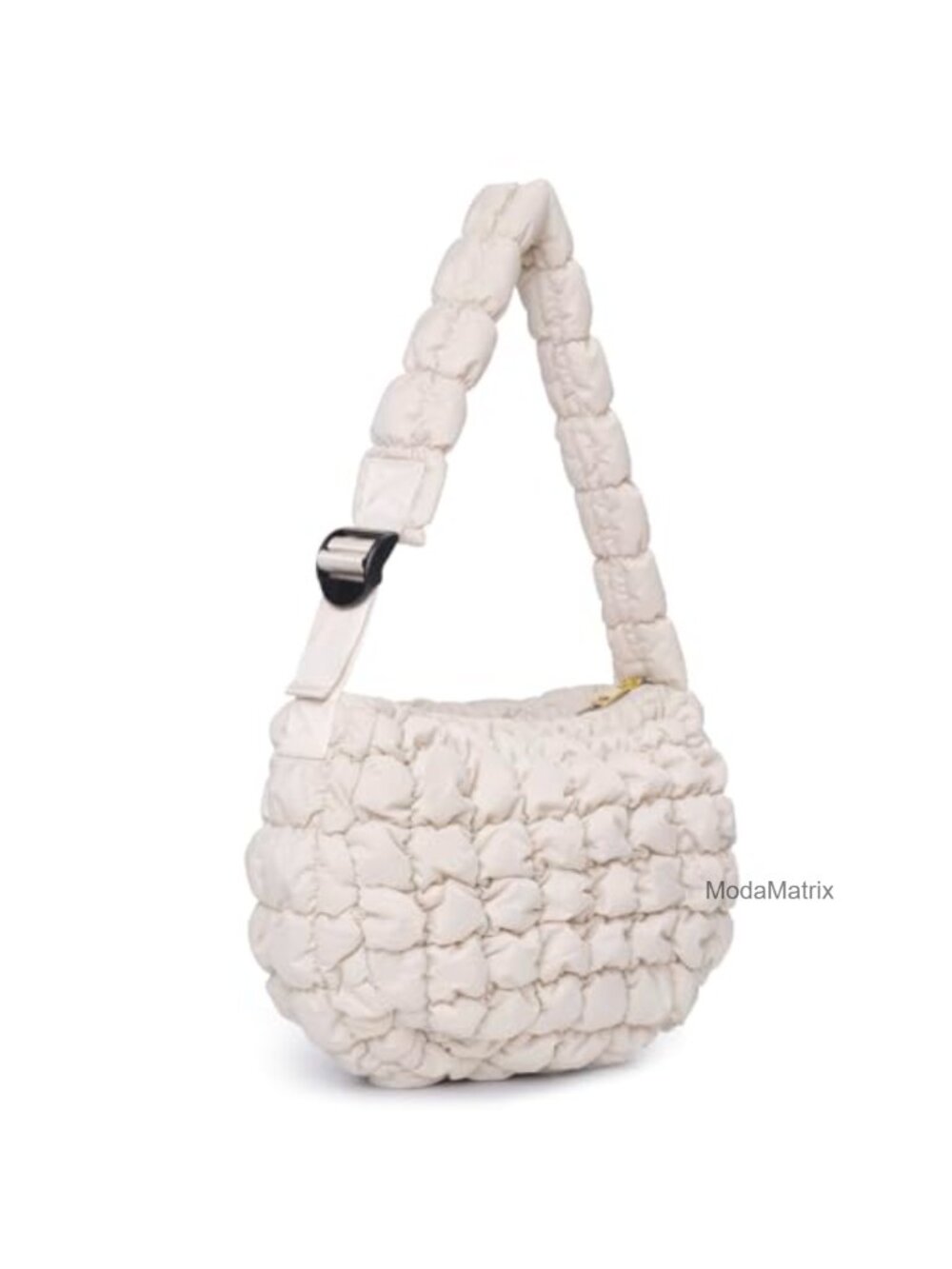Quilted Puffer Tote Bag Lightweight Padded Shoulder Handbag